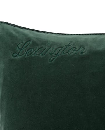 Organic Cotton Velvet kuddfodral 50x50 cm - Green - Lexington