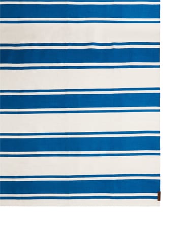 Organic Striped Cotton gångmatta 70x130 cm - Blue-white - Lexington