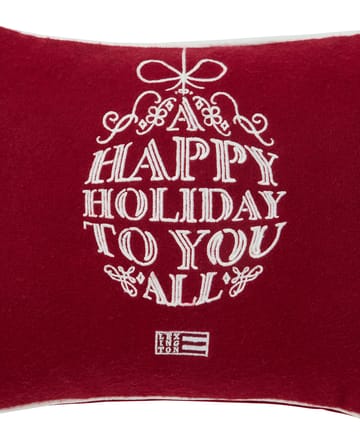 Ornament ullmix kudde 30x40 cm - Red-white - Lexington