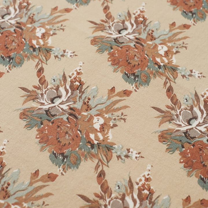 Printed Multi Flower bomullsduk 150x250 cm - Ljusbeige-multi - Lexington