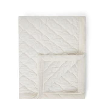 Quilted Organic Cotton Velvet överkast 160x240 cm - Snow white - Lexington