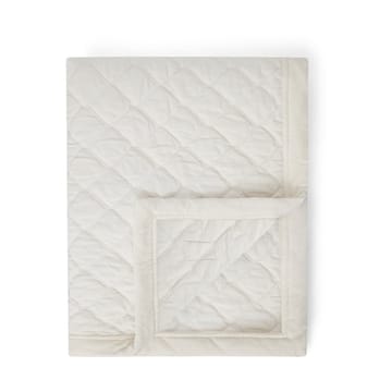 Quilted Organic Cotton Velvet överkast 240x260 cm - Snow white - Lexington