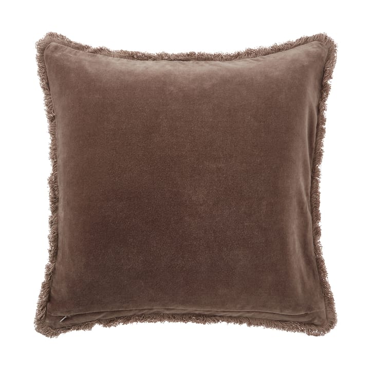 Rattan Quilted Velvet kuddfodral 50x50 cm, Brown Lexington