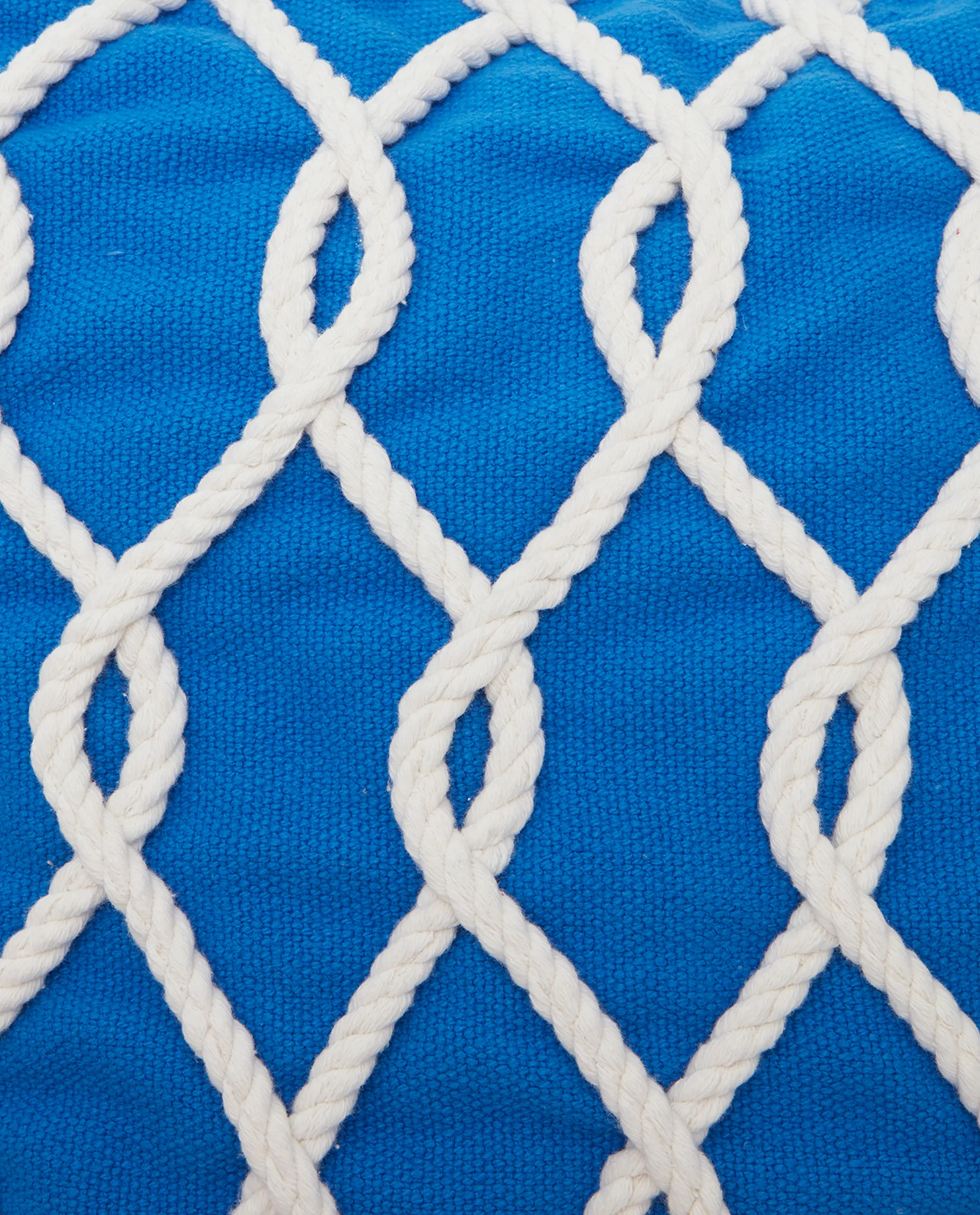 Rope Deco Canvas kuddfodral 50x50 cm, Blå-vit Lexington