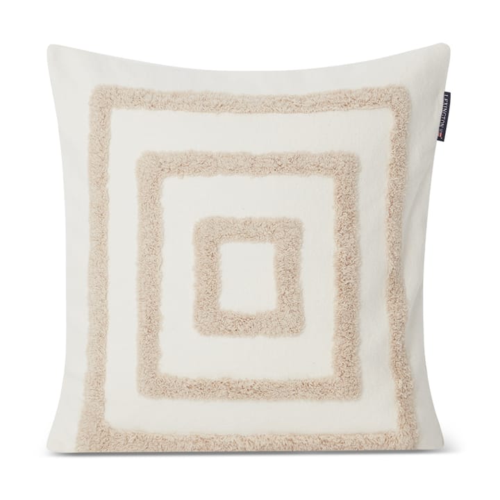 Rug Graphic Canvas kuddfodral 50x50 cm - Vit-ljusbeige - Lexington
