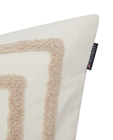 Rug Graphic Canvas kuddfodral 50x50 cm - Vit-ljusbeige - Lexington