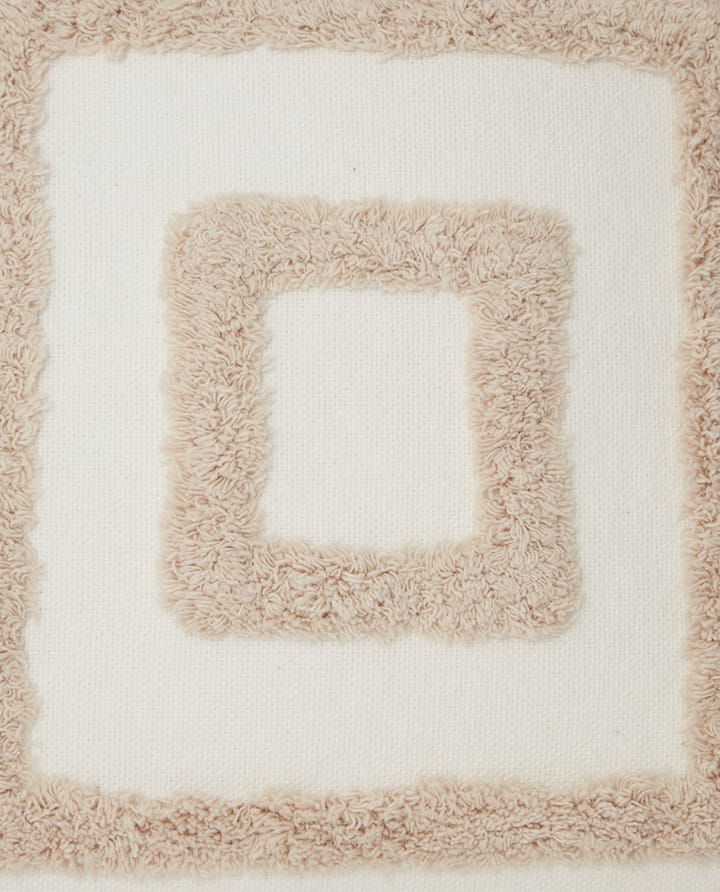 Rug Graphic Canvas kuddfodral 50x50 cm, Vit-ljusbeige Lexington