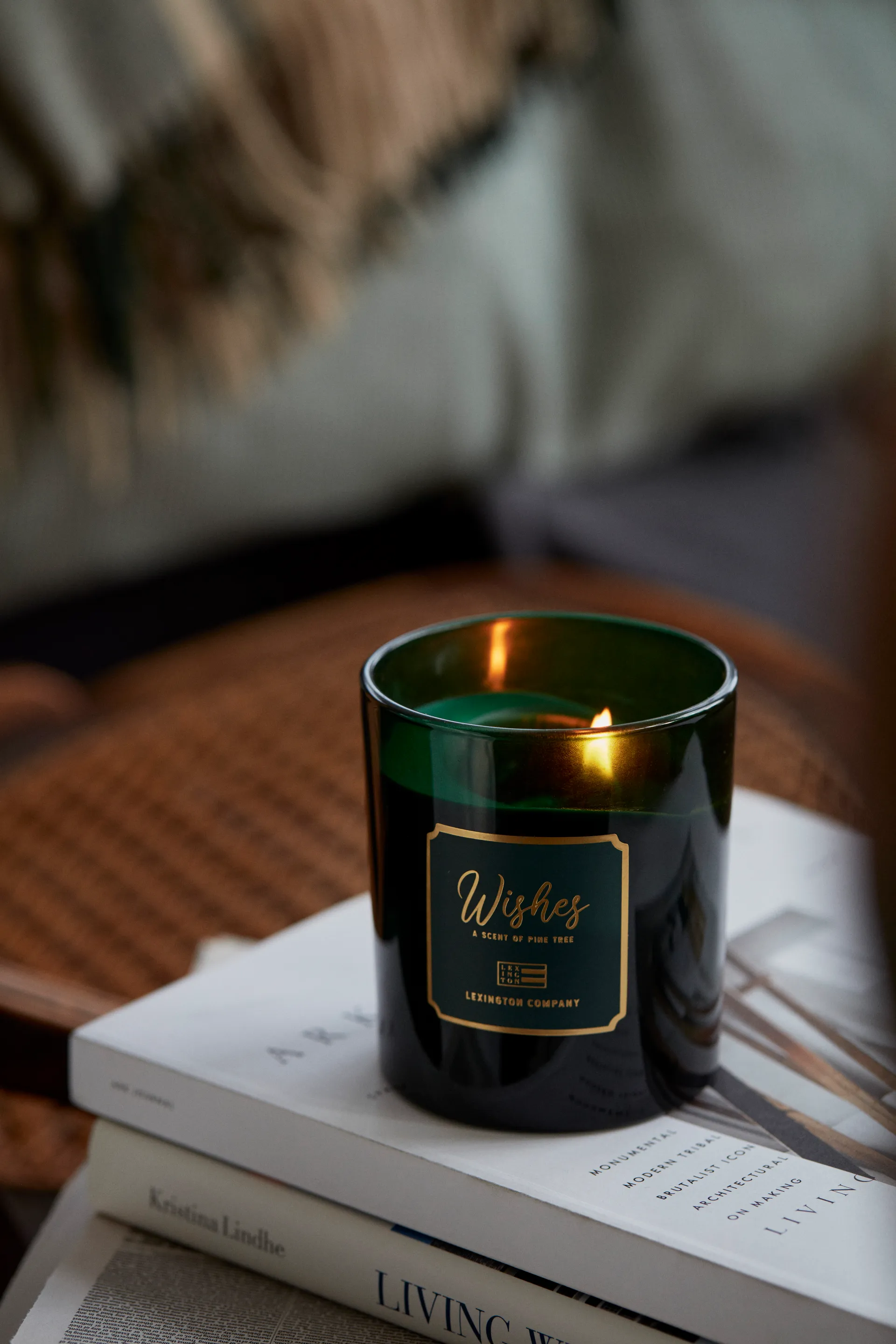 Scented Candle Wishes doftljus, 45 timmar Lexington