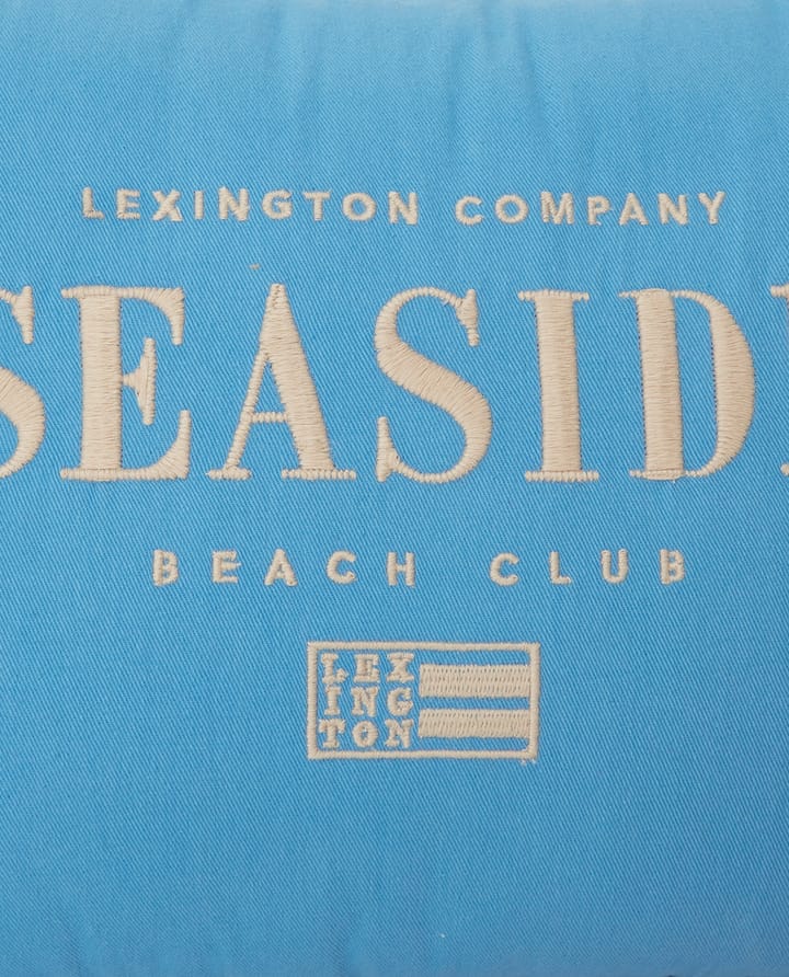 Seaside Small Organic Cotton Twill kudde 30x40 cm - Blå-ljusbeige - Lexington