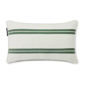 Side Striped kudde small 30x50 cm - White-green - Lexington