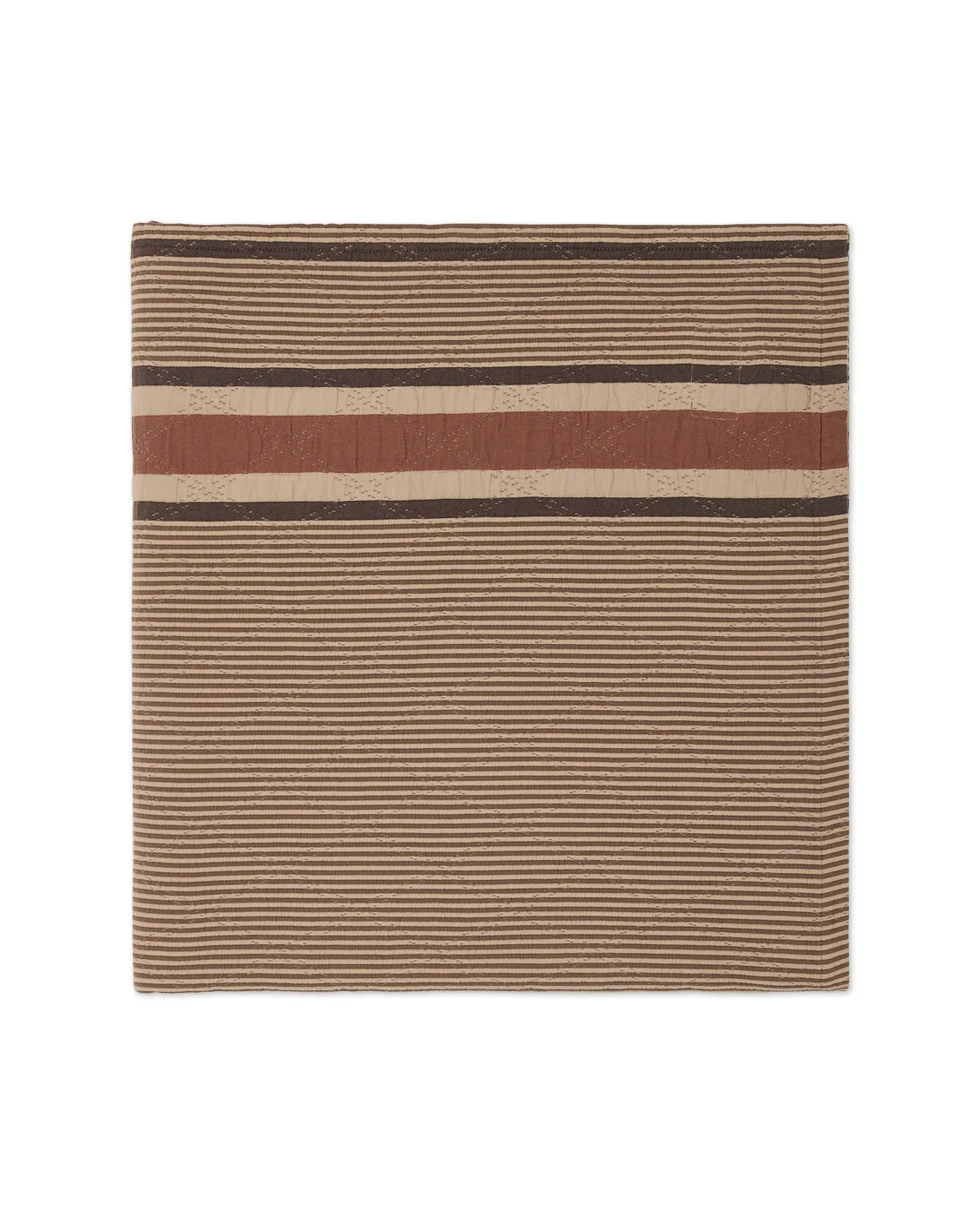Side Striped Soft Quilted överkast 160x240 cm, Beige Lexington