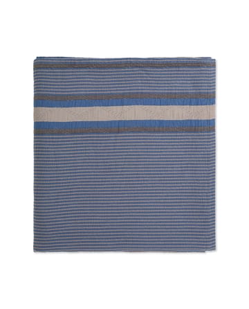 Side Striped Soft Quilted överkast 160x240 cm - Blue - Lexington