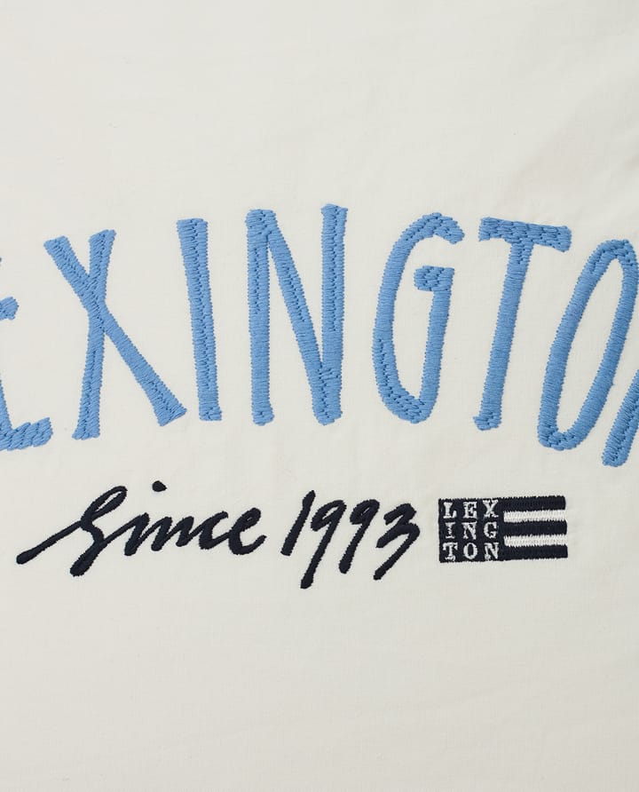Since 1993 Organic Cotton kuddfodral 50x50 cm - White-blue - Lexington