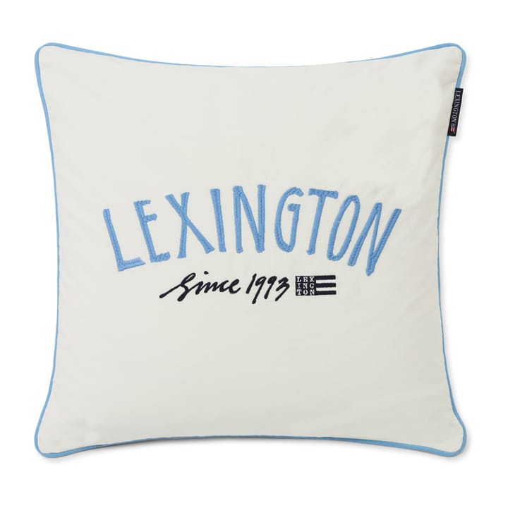Since 1993 Organic Cotton kuddfodral 50x50 cm, White-blue Lexington