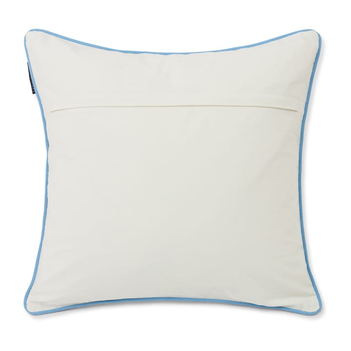 Since 1993 Organic Cotton kuddfodral 50x50 cm, White-blue Lexington