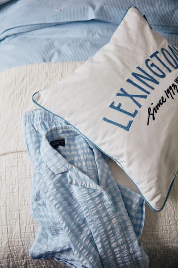 Since 1993 Organic Cotton kuddfodral 50x50 cm - White-blue - Lexington