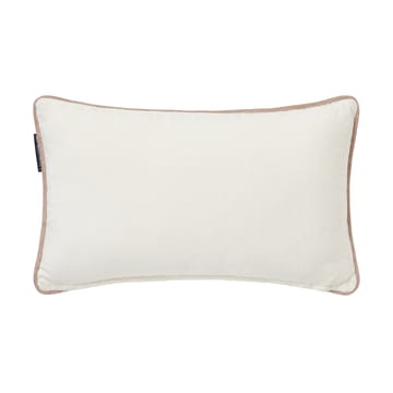 Ski resort ekologisk bomull twill kudde 30x50 cm - White-Dark blue - Lexington