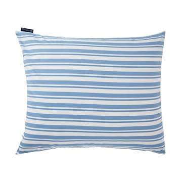 Striped Cotton Poplin örngott 50x60 cm - White-Blue - Lexington