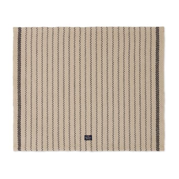 Striped Jute Cotton bordstablett 40x50 cm - Beige-dark gray - Lexington
