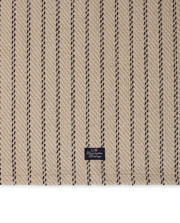 Striped Jute Cotton bordstablett 40x50 cm - Beige-dark gray - Lexington