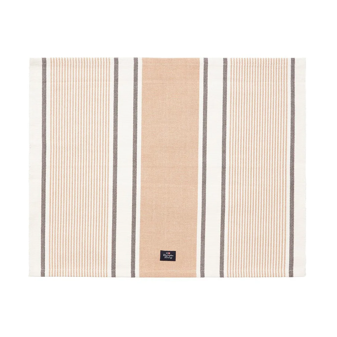 Lexington Striped Organic Cotton bordstablett 40x50 cm Beige