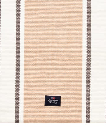 Striped Organic Cotton bordstablett 40x50 cm - Beige - Lexington