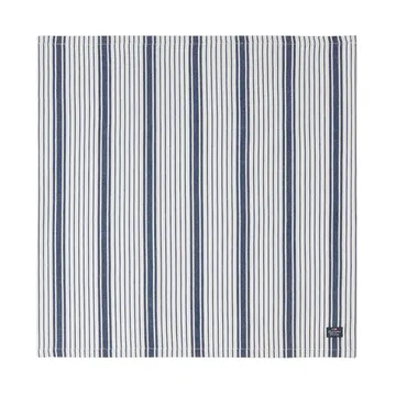 Striped Organic Cotton servett 50x50 cm - Navy - Lexington