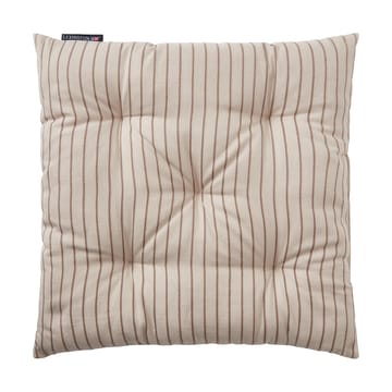 Striped Recycled Cotton sittdyna 40x40 cm - Beige - Lexington