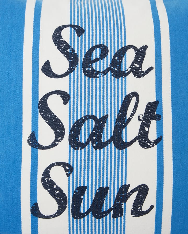 Striped Sea Salt Sun kuddfodral 50x50 cm - Blå-vit - Lexington