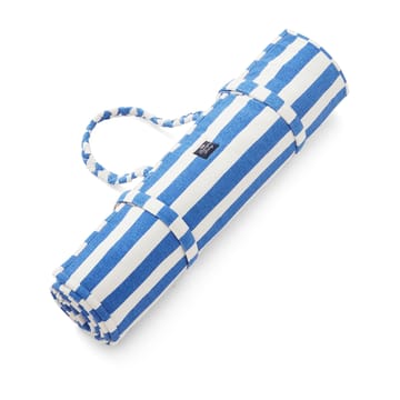 Striped strandmatta 190x70 cm - Blå-vit - Lexington
