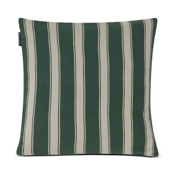 Structure Striped Linen Cotton kuddfodral 50x50 cm - Green-beige - Lexington