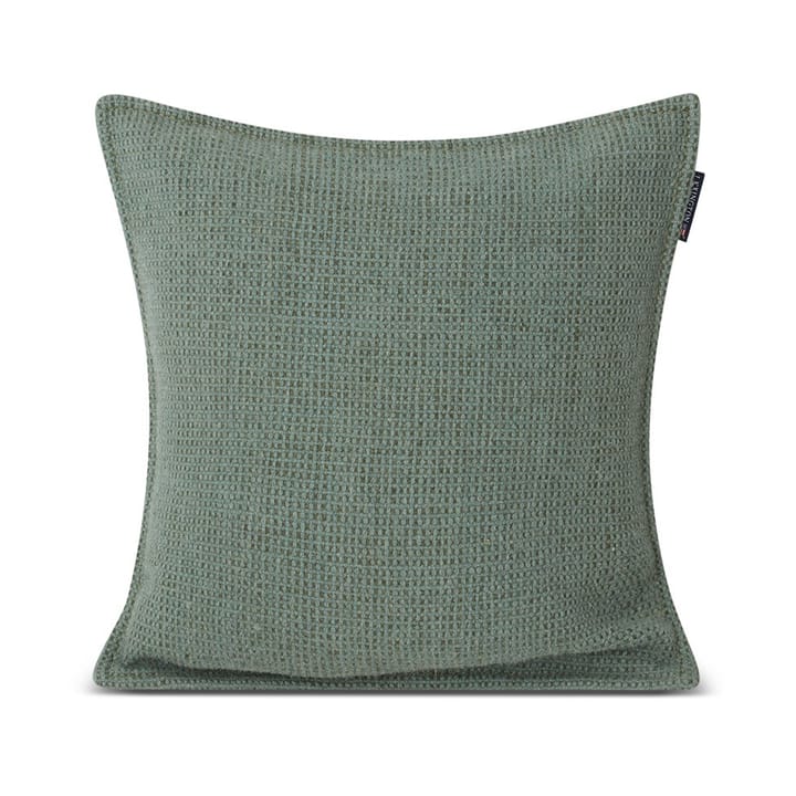 Structured Wool Cotton mix kuddfodral 50x50 cm - Green - Lexington