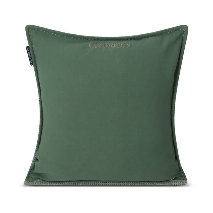 Structured Wool Cotton mix kuddfodral 50x50 cm, Green Lexington