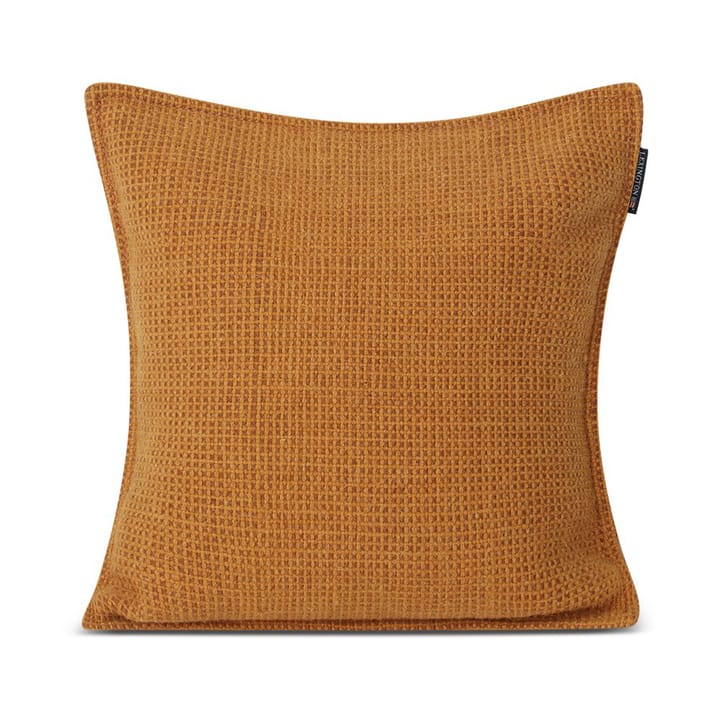 Structured Wool Cotton mix kuddfodral 50x50 cm - Mustard - Lexington