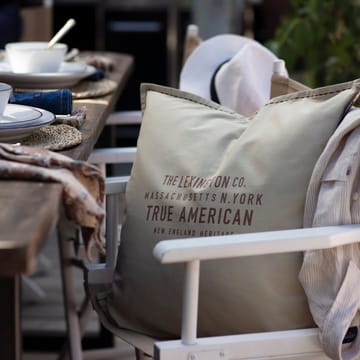 True American Cotton Canvas kuddfodral 50x50 cm - Ljusbeige - Lexington
