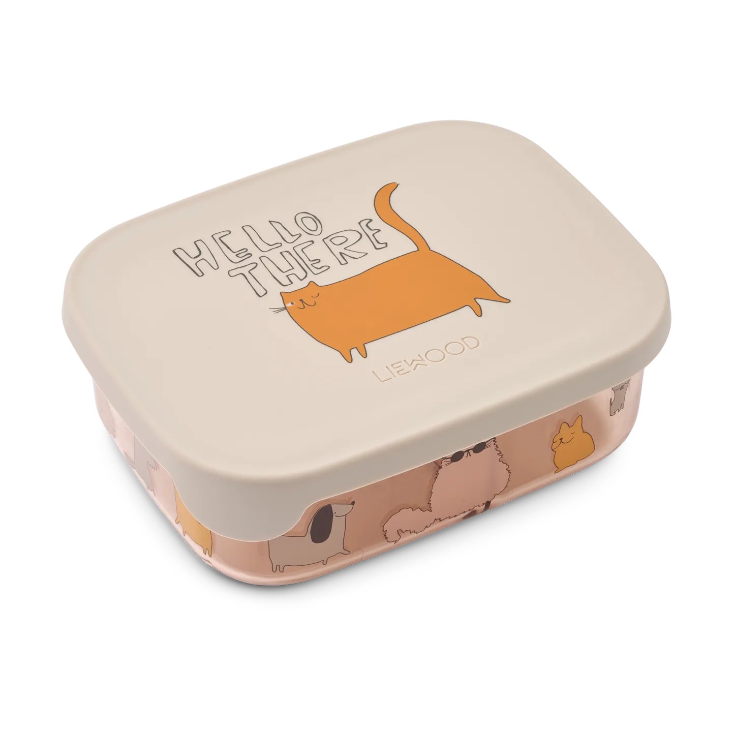 Arthur matlåda 13,5x17 cm, Cats and Dogs-Sandy Liewood