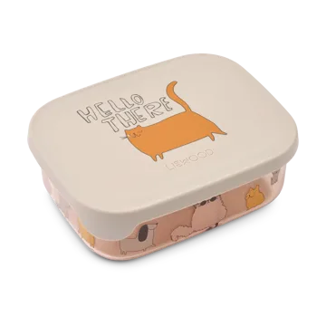 Arthur matlåda 13,5x17 cm - Cats and Dogs-Sandy - Liewood