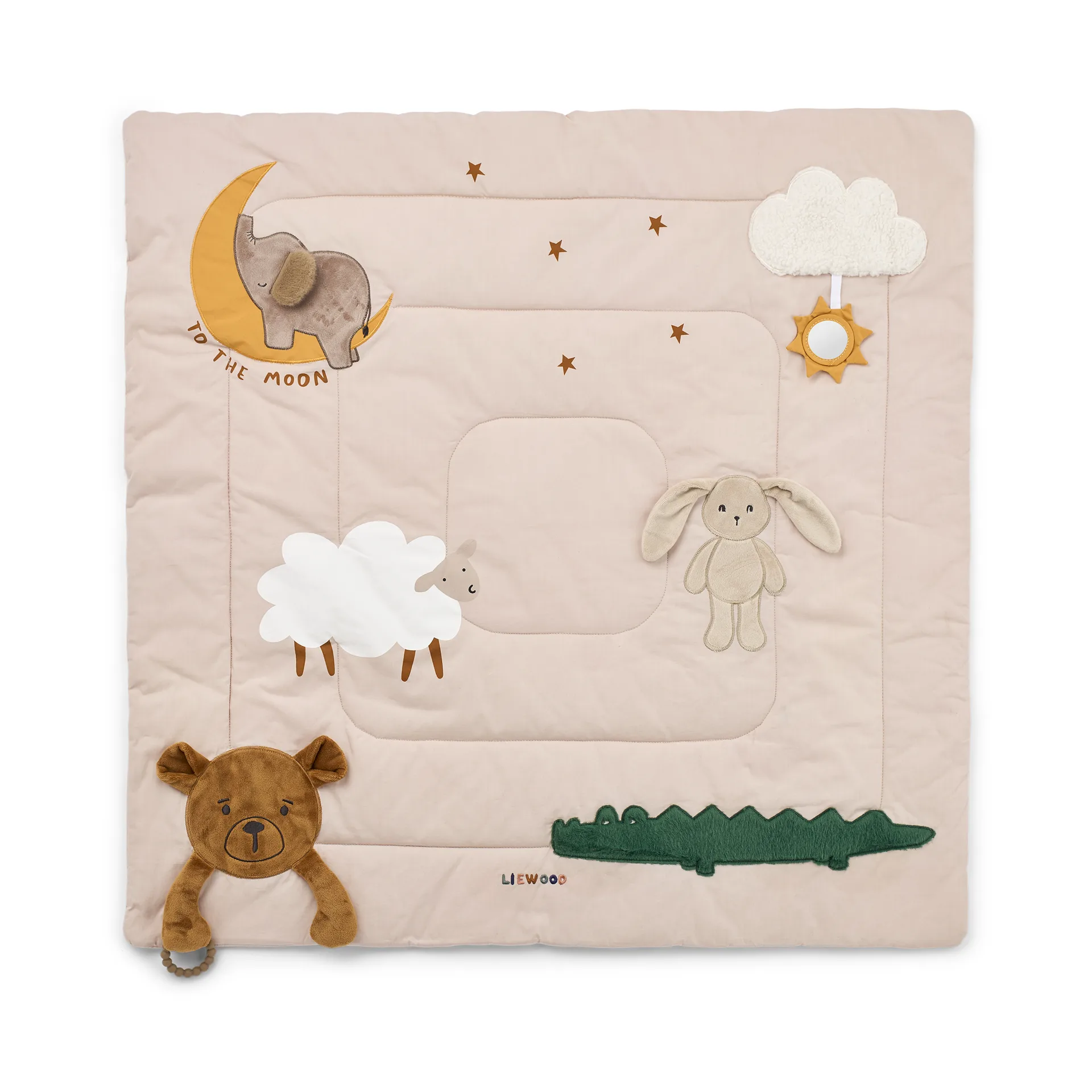 Bernet aktivitetsfilt 95x95 cm, Sandy multi mix Liewood
