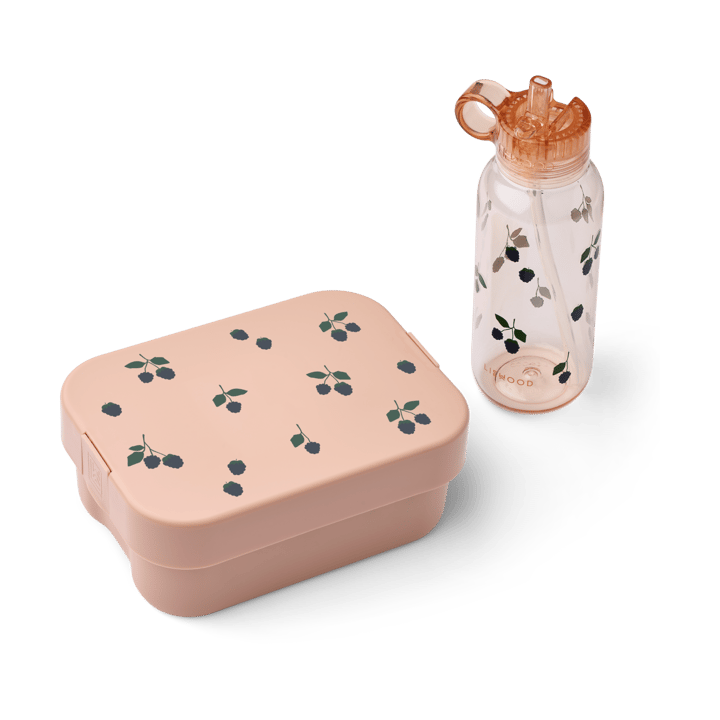 Chelsey printed lunchbox set 2 delar - Berry-Pale Tuscany - Liewood