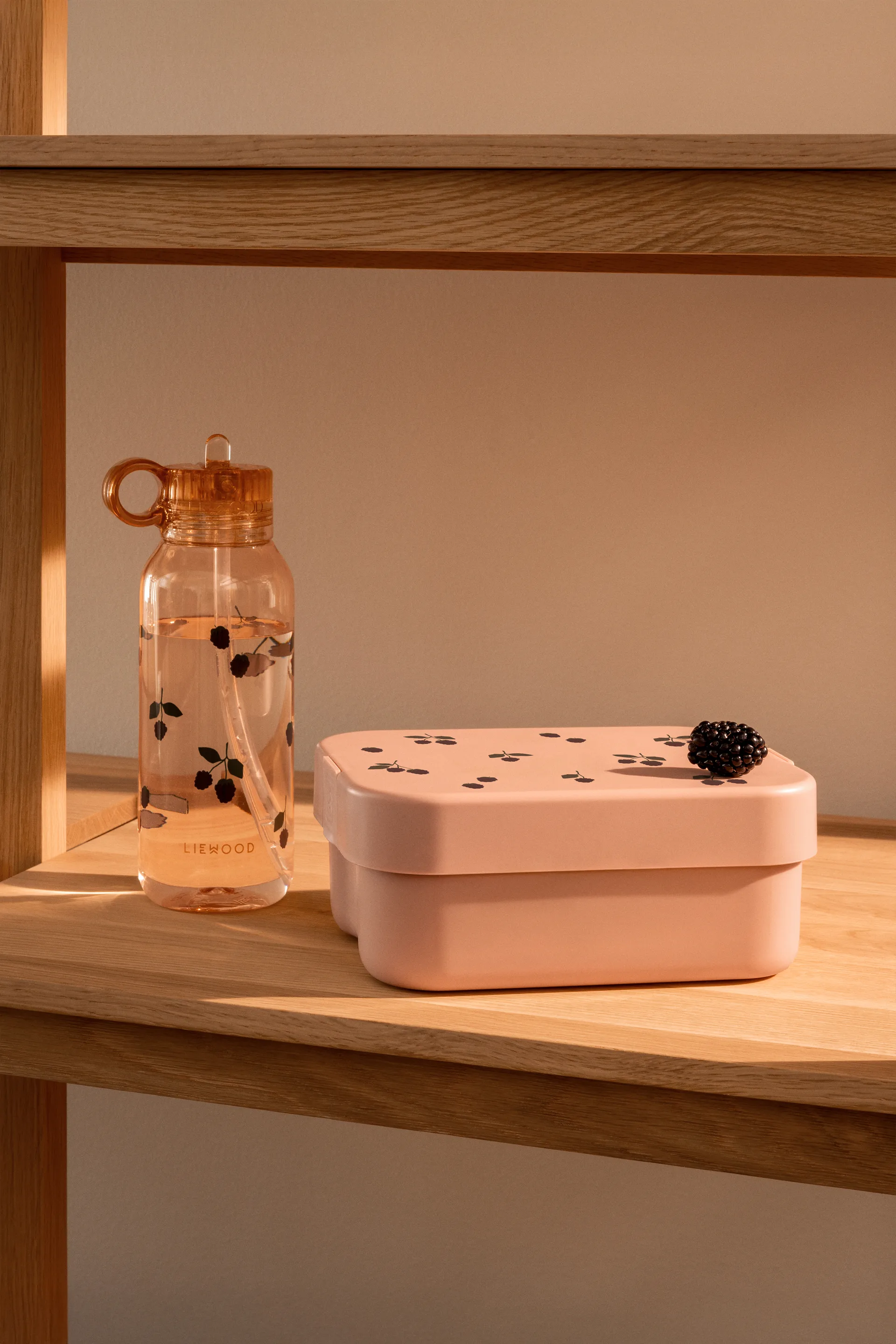 Chelsey printed lunchbox set 2 delar, Berry-Pale Tuscany Liewood