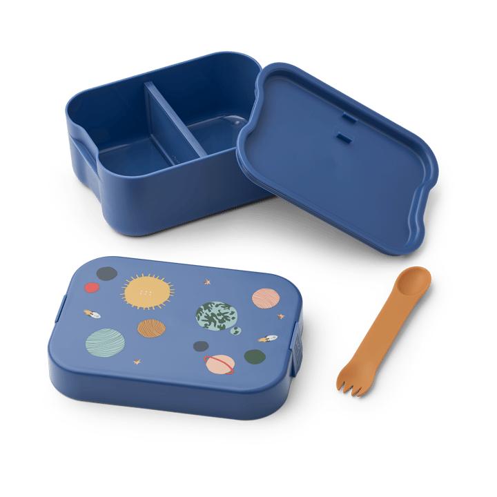 Chelsey printed lunchbox set 2 delar, Universe-Classic navy Liewood