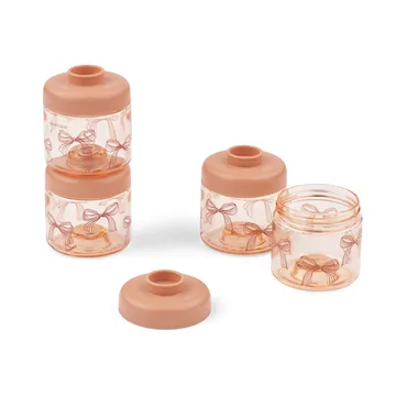 Dominique barnmatsburkar 100 ml 4-pack - Bows-Pale Tuscany - Liewood