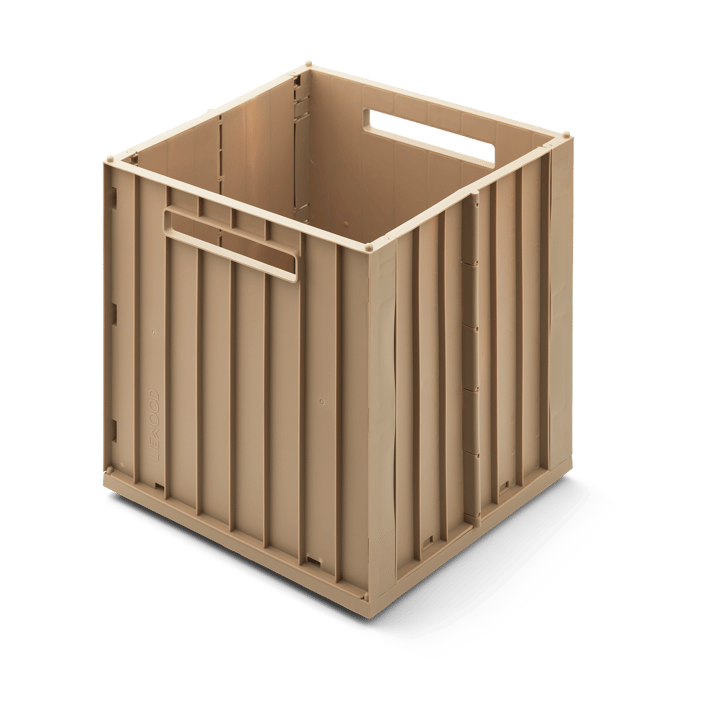 Elijah förvaringsbox med lock 31x31 cm, Oat Liewood