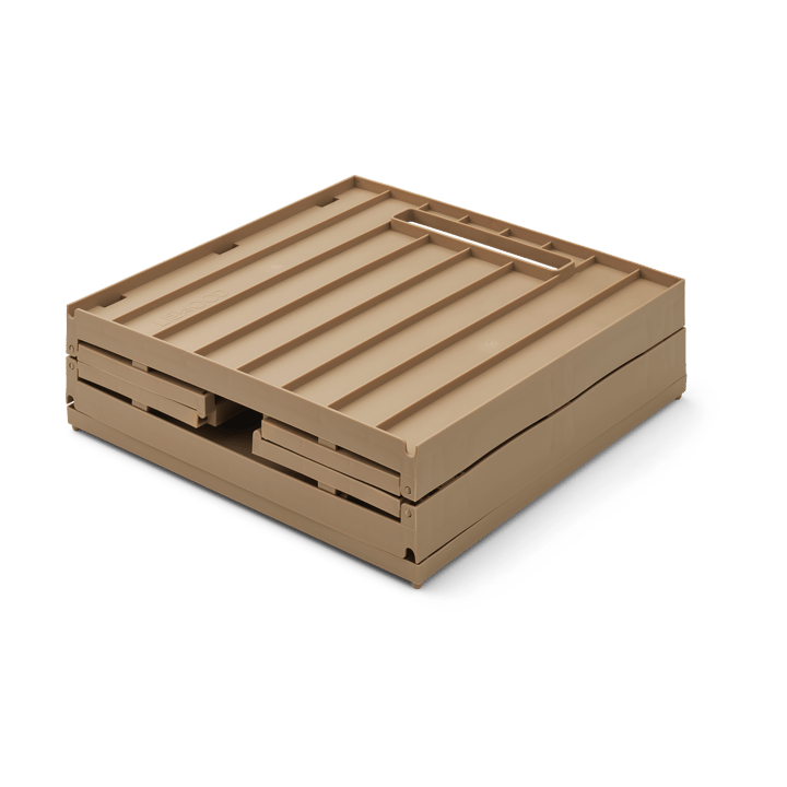 Elijah förvaringsbox med lock 31x31 cm, Oat Liewood