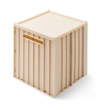Elijah förvaringsbox med lock 31x31 cm - Sandy - Liewood