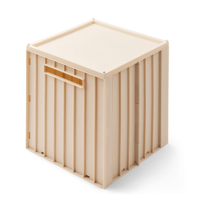 Elijah förvaringsbox med lock 31x31 cm - Sandy - Liewood