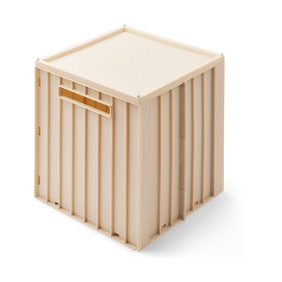 Liewood Elijah förvaringsbox med lock 31x31 cm Sandy