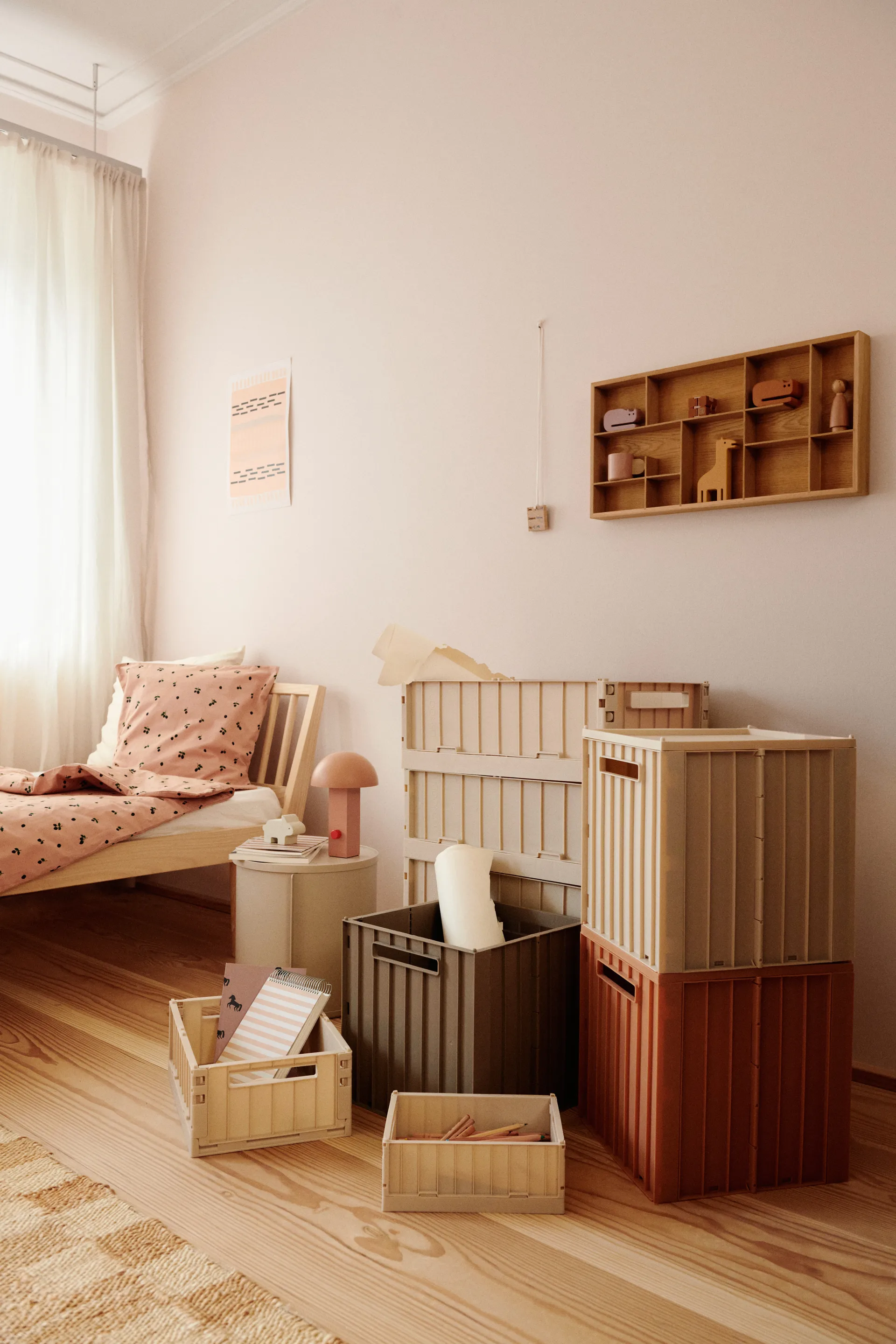 Elijah förvaringsbox med lock 31x31 cm, Sandy Liewood