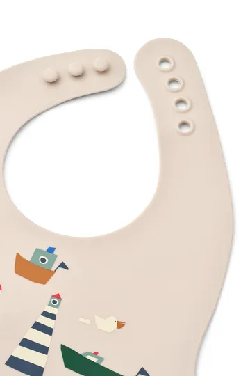 Ember printed haklapp 2 delar - Sailing-sandy - Liewood