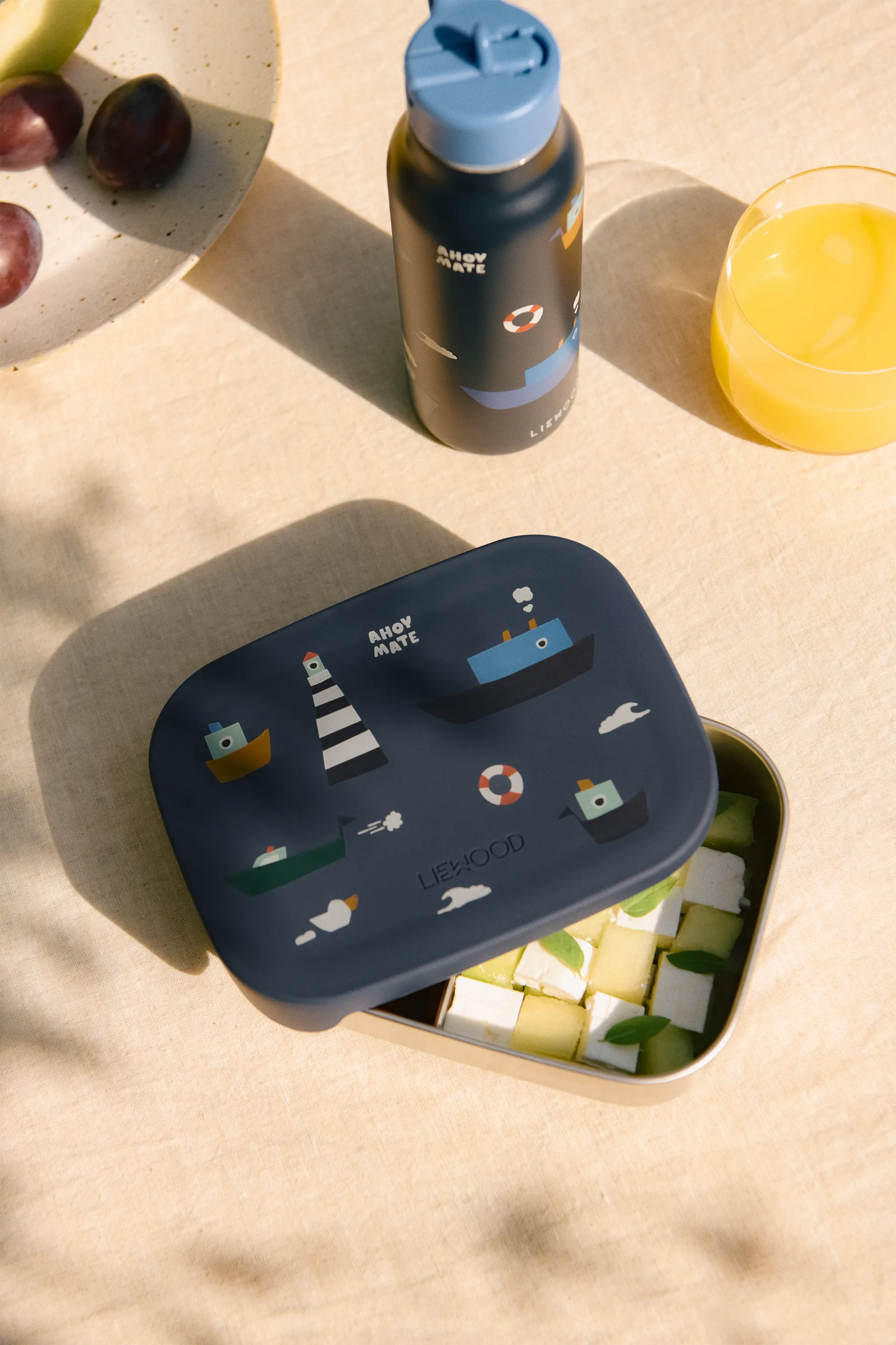 Falk vattenflaska 35 cl, Sailing-classic navy Liewood